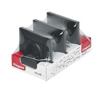 LEGRAND Pack 3 prises 2P+T 16A monobloc pour installation encastrée, gamme Niloé Step, couleur anthracite, 398305