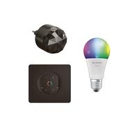 LEGRAND Pack démarrage maison connectée plug/play, Céliane With Netatmo | Noir, ampoule E27 multicouleurs, variation lumineuse, commande sans fils, Wi-Fi 2,4GHz, Zigbee 3.0, contrôle vocal Alexa