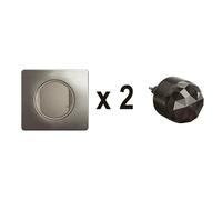 LEGRAND | Pack Démarrage Volet Roulant Connecté, Céliane Titanium, Contrôle À Distance Via App Home + Control, Commande Par La Voix Avec Assistants Vocaux, Installation Facile Sans Fil Supplémentaire