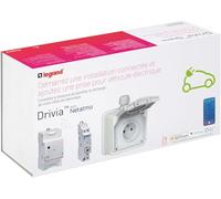 LEGRAND - Pack prise Green’up Access pour recharge véhicule électrique + module connecté, recharge accélérée x2, contrôle via smartphone ou assistant vocal, installation facile