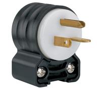 Legrand Pass & Seymour PS5466SSANCC4 Fiche coudée à lame droite 3 fils 20 A 250 V Installation facile