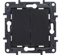 Legrand PERJUNGIKLIS 2KL JUODAS, Bouton + interrupteur
