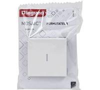 Legrand - Permutateur Mosaic 10A 2 modules - blanc
