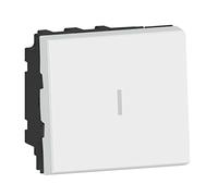 Legrand - Permutateur Mosaic 10A 2 modules - blanc