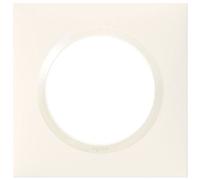 Plaque de finition 1 poste blanche Legrand Dooxie