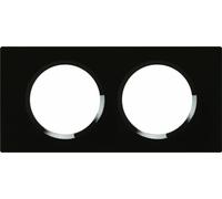 LEGRAND | Plaque 2 Postes Verre Piano, Céliane, Finition Brillante, Montage Horizontal Ou Vertical, Matière Verre