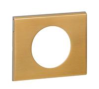 LEGRAND - Plaque Céliane - Plaque de Finition pour Prises et Interrupteurs Céliane - 1 Poste - Bronze Doré