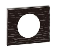 LEGRAND - Plaque Céliane - Plaque de Finition pour Prises et Interrupteurs Céliane - 1 Poste - Corian® Gougé