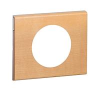 Legrand Plaque de finition Céliane 1 poste pour prises et interrupteurs – Erable