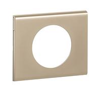 LEGRAND - Plaque Céliane - Plaque de Finition pour Prises et Interrupteurs Céliane - 1 Poste - Matière Nickel Velours