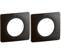 LEGRAND - Plaque Céliane - Plaque de Finition pour Prises et Interrupteurs Céliane - 1 poste - Noir météore (Lot de 2)