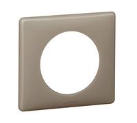 LEGRAND - Plaque Céliane - Plaque de Finition pour Prises et Interrupteurs Céliane - 1 Poste - Poudré Grès