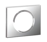 Legrand – Plaque de finition Céliane – Verre miroir – 1 poste – Montage vertical/horizontal