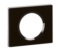 Legrand – Plaque de finition Céliane LEG69301 – 1 poste – Verre piano noir