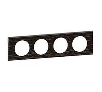 Plaque 4 postes corian gouge celiane legrand 069024 G