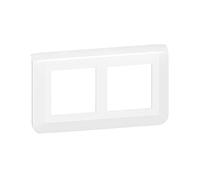 Legrand - Plaque de finition Mosaic spéciale rénovation 2x2 modules horizontal - blanc