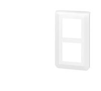 Legrand - Plaque de finition Mosaic spéciale rénovation 2x2 modules vertical - blanc