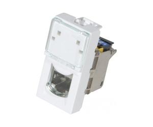 LEGRAND Plastron Mosaic 22,5x45 1 port RJ45 CAT 6A STP