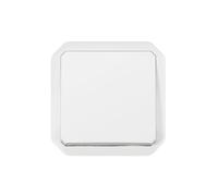 LEGRAND, Plexo 069631L Bouton-poussoir avec contact inverseur NO + NC, 10 A, 250 V, couleur : ultra blanc