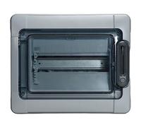 Legrand, Plexo 601981 Boîte à fusibles en saillie IP65 - IK09 1 rangée 12 modules pour intérieur et extérieur - Classe de protection II - 20 à +70 °C - 282 x 340 x 141 mm