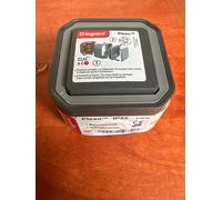LEGRAND | Poussoir Plexo Étanche, Montage En Saillie, Finition Anthracite, Résistance Aux Chocs IK08, Protection Contre Poussières Et Projections IP55