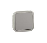 Legrand Interrupteur croisé Plexo New 069716L pour pièces humides 10 A Bornes à vis IP55 Gris
