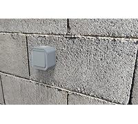 LEGRAND, Plexo New 069716L Interrupteur croisé pour pièces humides 10 A 250 V IP55 IK07 Bornes à vis Gris