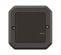 LEGRAND, Plexo New 069895L Interrupteur d'éclairage en saillie pour pièces humides Fonction variateur Smart Home + Application de contrôle vocal Sans conducteur neutre 5-125 W Compatible LED IP55-IK07