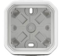 Legrand PLEXO New Boîtier apparent pour locaux humides, boîtier apparent, 2 membranes, 1 accès câble blanc, 069689L