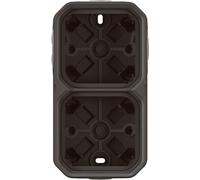 Legrand Plexo NEW Boîtier double 069602L horizontal et vertical anthracite 1 (069602L)