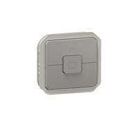 Legrand Insert volet roulant Plexo New 069538L – verrouillage électrique et mécanique, 6 A, gris