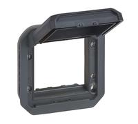 LEGRAND, Plexo New Insert Mosaic Adaptateur avec couvercle à charnière Anthracite 069830L