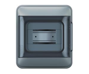 Legrand, Plexo S 601886 Répartiteur pour pièces humides IP65-IK07 1 rangée 6 modules Dimensions (H x l x P) 200 x 177 x 106 mm avec bornier conducteur neutre et conducteur de protection