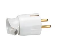 Legrand Plug With Cord Orientation White - 050172 [10 Pieces]