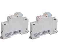 Legrand - Porte-fusibles 1P+N - 10A - 1 module - pour cartouches 8,5x23mm (Lot de 2)