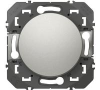 Legrand - Poussoir simple dooxie 6A 250V finition alu - emballage blister, Aluminium