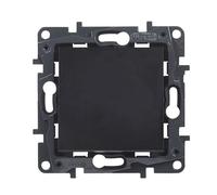 LEGRAND Poussoir composable 6A pour installation encastrée, gamme Niloé Step, couleur anthracite, 398234