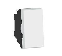 Legrand - Poussoir lumineux avec voyant Mosaic Easy-Led 6A 1 module - blanc