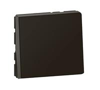 Legrand - Poussoir lumineux avec voyant Mosaic Easy-Led 6A 2 modules - noir mat