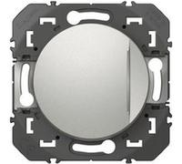 Legrand - Poussoir simple avec voyant lumineux 6A à composer - Dooxie - Aluminium