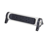 Legrand Premium 3x2P+A Prise sans cordon Noir-Blanc (Prise européenne) - 694543 [5 Pièces]