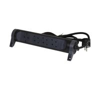 Legrand Premium 4x2P+A 1.5M Cordon de Prise Noir (Prise européenne) - 694530 [5 Pièces]