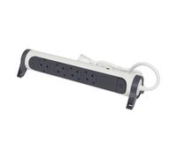 Legrand Premium Prise de courant automatique 4x avec câble de 1,5m (Prise européenne) - 694525 [5 pièces]