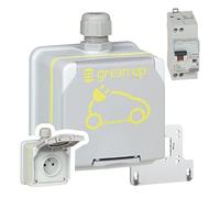 Prêt à poser Green'up Access Legrand - 1 prise 090471/1 patère 090478/1 disj diff 410754