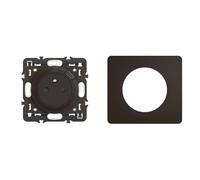 LEGRAND - Prise 2P+T avec prise USB Type-C 7,5W Céliane enjoliveur Noir et support avec Plaque Céliane 1 poste - Noir Mat emballage GD