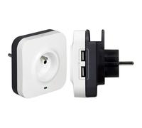 LEGRAND Prise avec 2 prises RJ45 + parafoudre