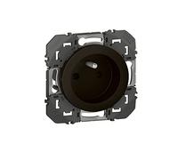 Legrand Prise Dooxie 2P+T - Connexion rapide sans outil, protection enfant - Noire