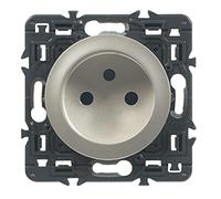 Prise de courant sans terre LEGRAND Céliane titane