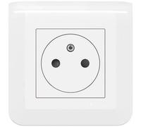 LEGRAND Prise de courant Surface Mosaic avec plaque et fixation à griffes - Blanc