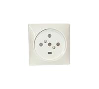 LEGRAND - Prise de Puissance 20A Murale avec Terre - Prise Monobloc - Plaque 80 x 80 mm - 4 Alvéoles - Pose par Encastrement ou en Saillie - Fabriqué En France - Blanc